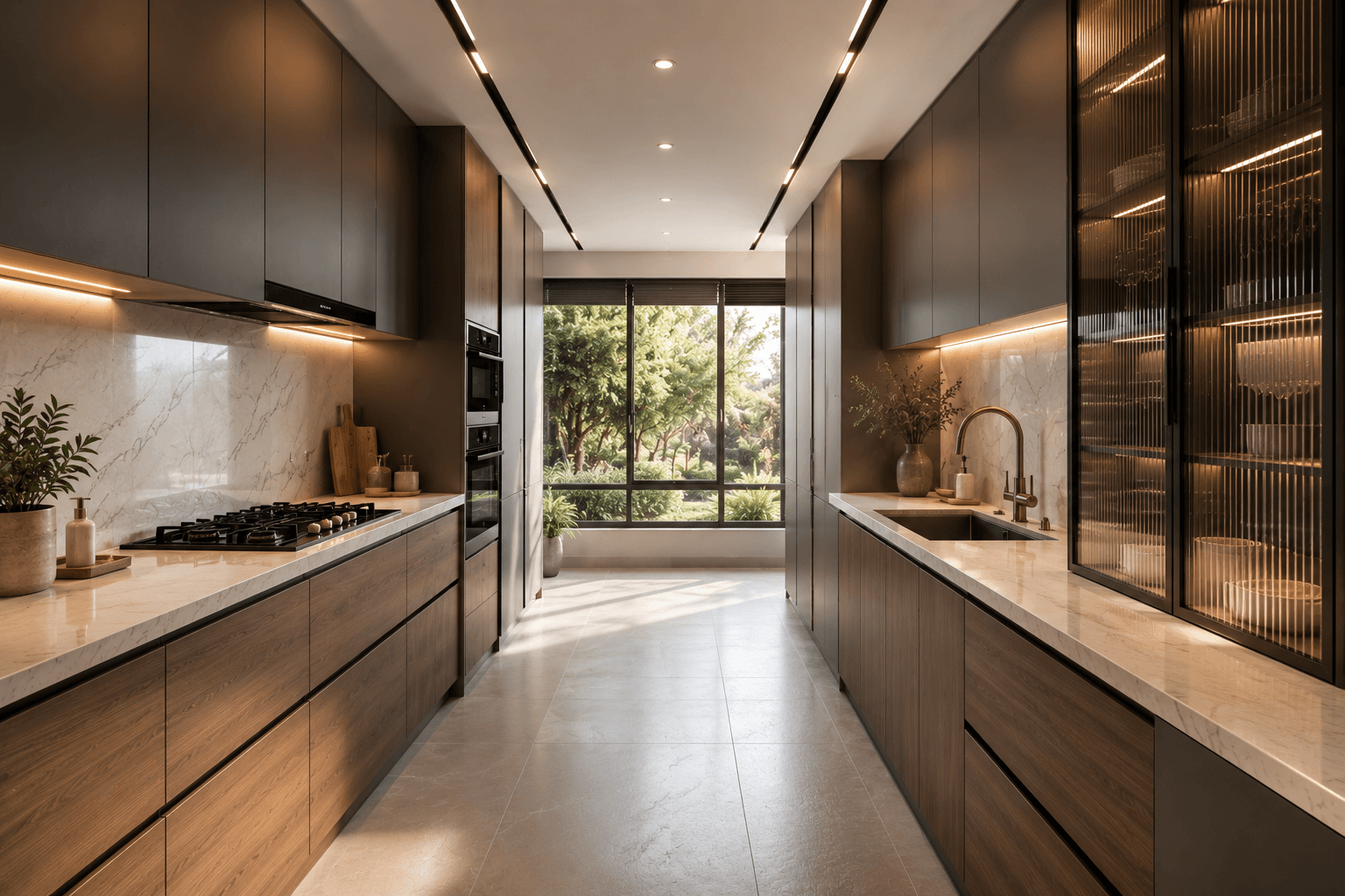 Parallel Modular Kitchen